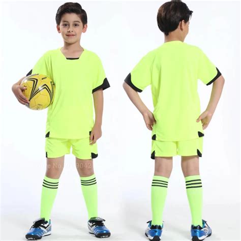 High quality child soccer jerseys sets suit 2017 survetement Football ...