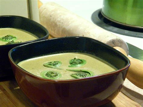 Cream of Fiddleheads Soup Recipe | Old Farmer's Almanac