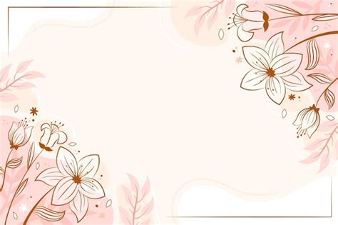 Fundo floral desenhado à mão | Vetor Grátis