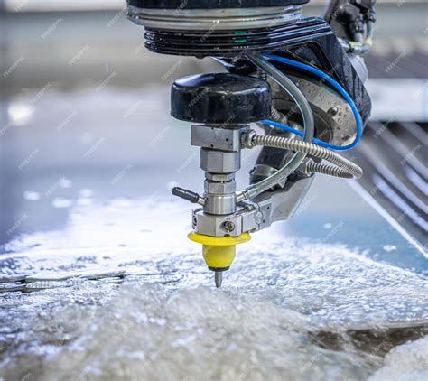 Premium Photo | CNC water jet cutting machine