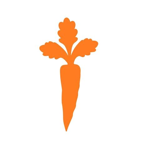 20 Pack Paper Carrot Shape Die Cut Cutout Root Vegetable - Etsy