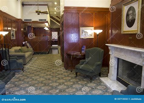 Historic hotel lobby editorial photography. Image of fireplace - 33713332