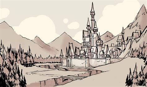 The Kingdom | Digital art design, Fantasy drawings, Disney art