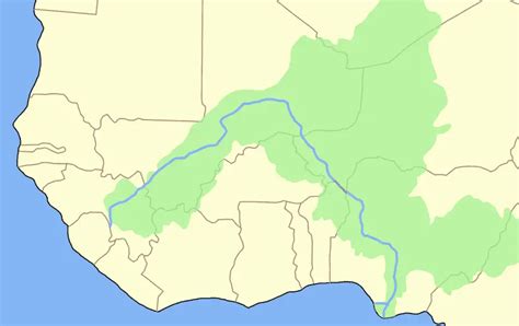 Niger River Africa Map - Asia Map For Kids