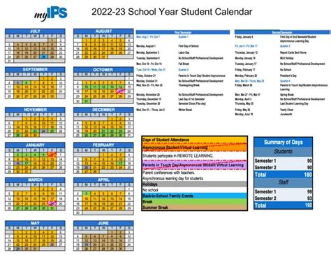 Indianapolis Public Schools Calendar Holidays 2023-2024 [IPS]