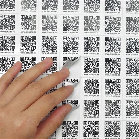 QR Code stickers logo printing 3cm x 4cm x1000 pcs/lot Customized ...