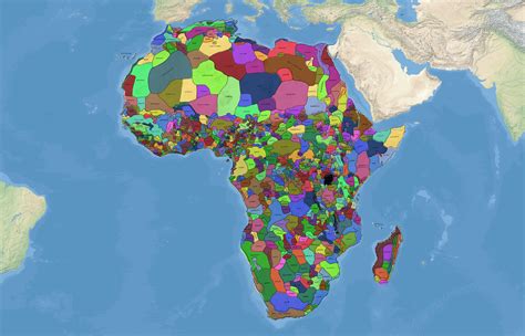 Colorized Map of African Ethnicities : r/MapPorn