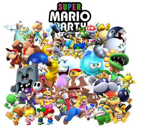 Super Mario Party All Characters by GNPS01 on DeviantArt