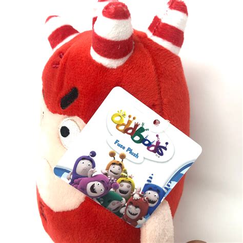 Oddbods Red Fuse Soft Stuffed Plush Toy 6 | Etsy