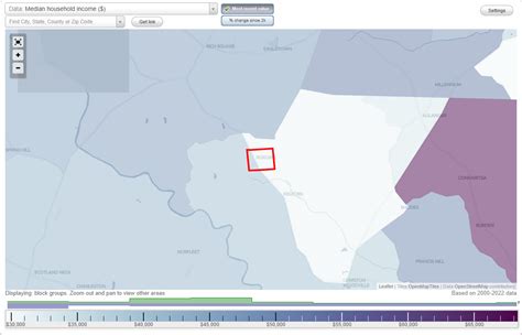 Roxobel, North Carolina (NC) income map, earnings map, and wages data