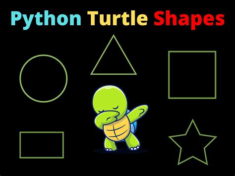 Python Turtle Shapes- Square, Rectangle, Circle - CopyAssignment