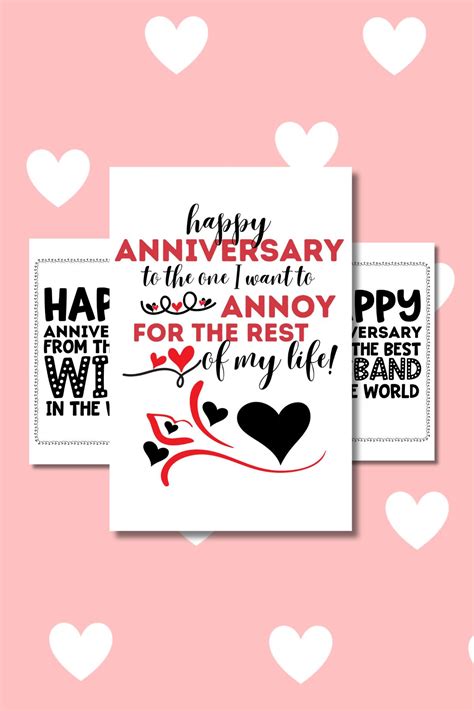 Funny Free Printable Anniversary Cards (Print at Home) - Life is ...