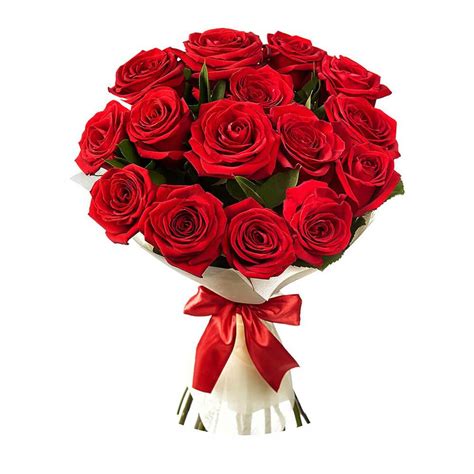 Buy 12 Red Roses Bouquet Online in India