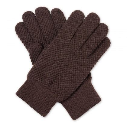 Guantes de lana jaspeado para hombre