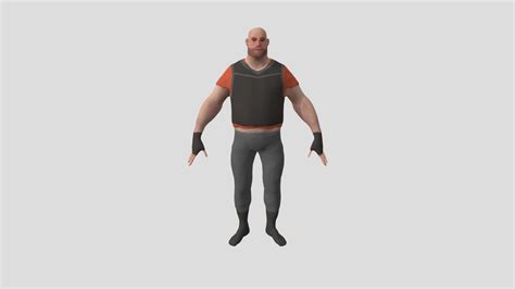 Realistic heavy tf2 low poly version - 3D model by play1ng_d3d ...