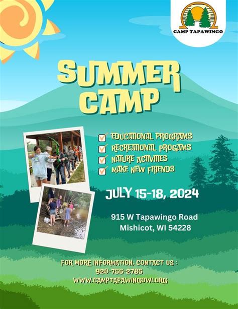 Summer Camp at Camp Tapawingo - Manitowoc Area Visitor & Convention Bureau