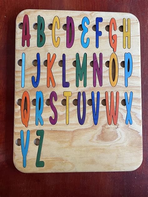 2 pc Alphabet and Numbers Puzzle – KAYLIES RECLAIMED ORIGINALS