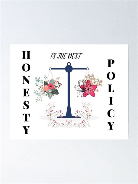 "honesty" Poster for Sale by boutiquemandi | Redbubble