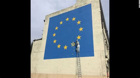 Banksy Brexit mural unveiled on day of French vote - CNN.com