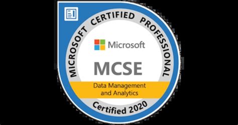 MCSE: Data Management and Analytics