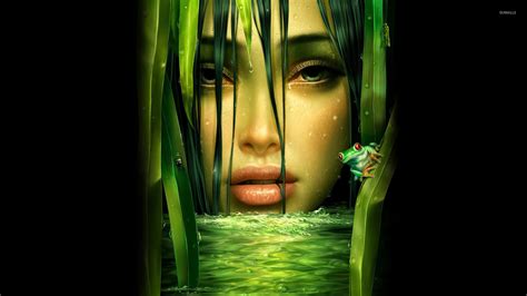 Woman in the jungle wallpaper - Digital Art wallpapers - #19913