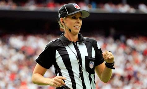 First Female NFL Referee, Sarah Thomas, Wants To Be Great