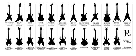 shapes BC Rich | Guitars | Pinterest | Guitars, Guitar design and Music ...