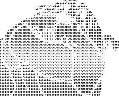 Dog ascii art