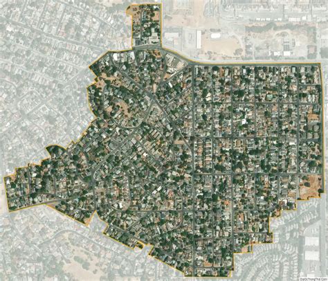 Map of Mountain View CDP, California