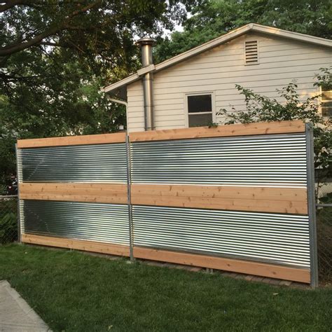 Fences make good neighbors. Great fencing solution with corrugated ...