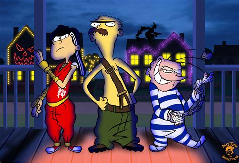 Download Ed Edd N Eddy Halloween Party Wallpaper | Wallpapers.com