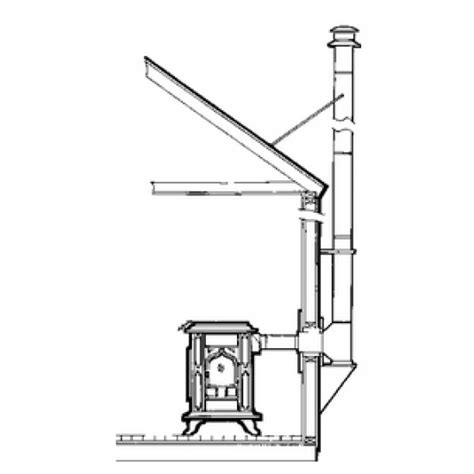 Wood Stove Chimney Installation Diagrams | Woodstove