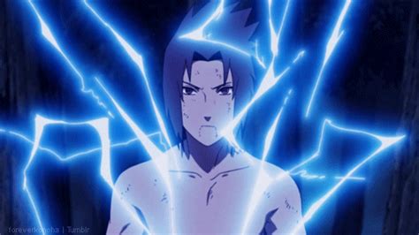 Sasuke chidori power GIF - Find on GIFER