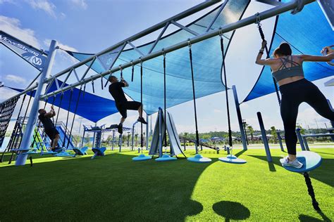 Outdoor obstacle course equipment, Functional fitness equipments