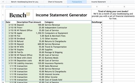 Bookkeeping Templates For Small Business Excel – PARAHYENA