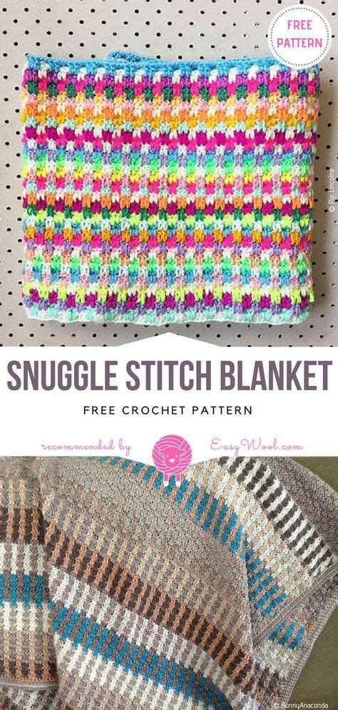 Snuggle Stitch Blanket Free Crochet Pattern | Crochet blanket patterns ...