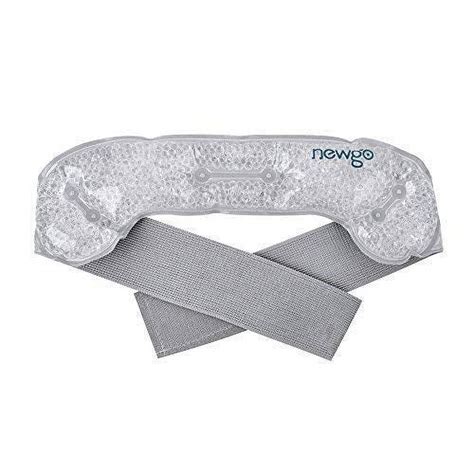 NEWGO Ice Pack for Head, Gel Bead Hot/Cold Therapy, Migraine & Sinus ...