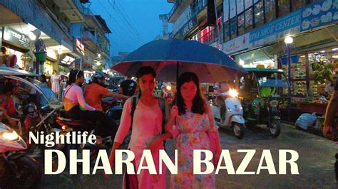 Nightlife in Dharan Bazar 2022 - 4K Virtual Travelling Walking Nepal ...