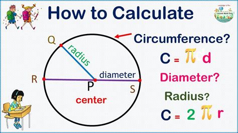 Radius And Diameter Of A Circle Worksheets