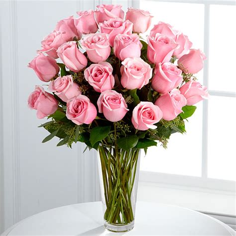 Pink Roses Bouquet - 2 Dozen - Royal Fleur Florist - Same Day Flower ...