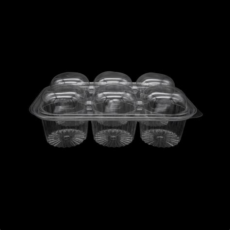 Zibo Disposable Cupcake Holder 6 Fit Hole Container T776 CS-6