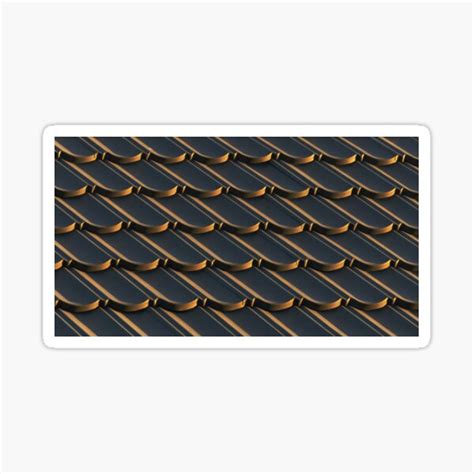 "Roof Shingle Pattern Background Sunlit Abstract " Sticker by ...