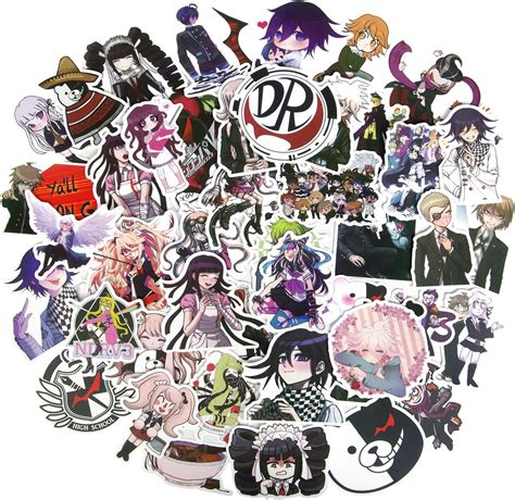 10/50Pcs/set Danganronpa Hot Game Stickers Anime For Motorcycle ...