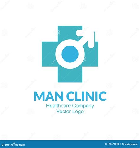 Man Health Care and Clinic Logo Vector Design Stock Vector ...