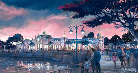 Concept Art Released for New Promenade, Table Service Restaurant at ...