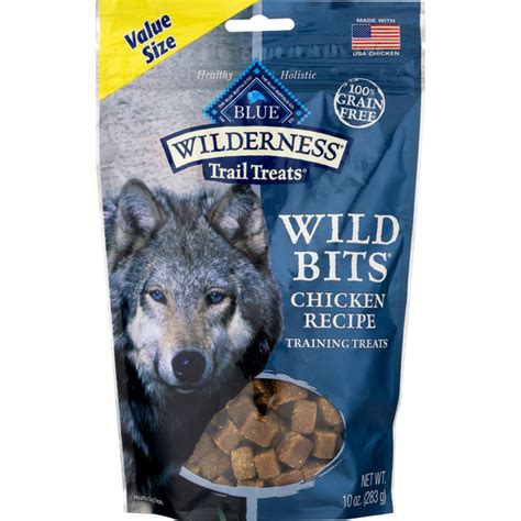 Save on BLUE Wilderness Trail Treats Wild Bits Chicken Training Treats ...