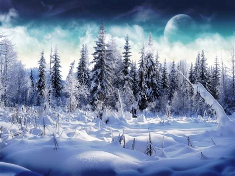 Snow Desktop Background