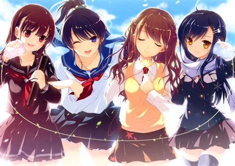 2920x2080 Resolution high school girls, girls, anime 2920x2080 ...