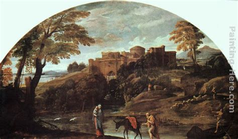 Annibale Carracci The Flight into Egypt painting anysize 50% off - The ...