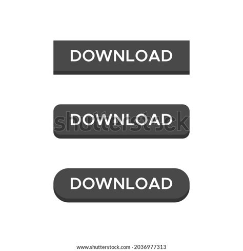 Download Button Icon Vector Set Collection Stock Vector (Royalty Free ...